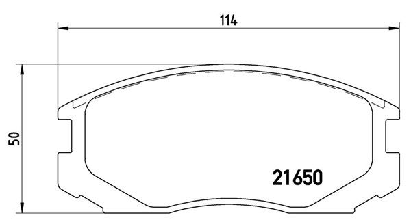 MAGNETI MARELLI stabdžių trinkelių rinkinys, diskinis stabdys 363700454015